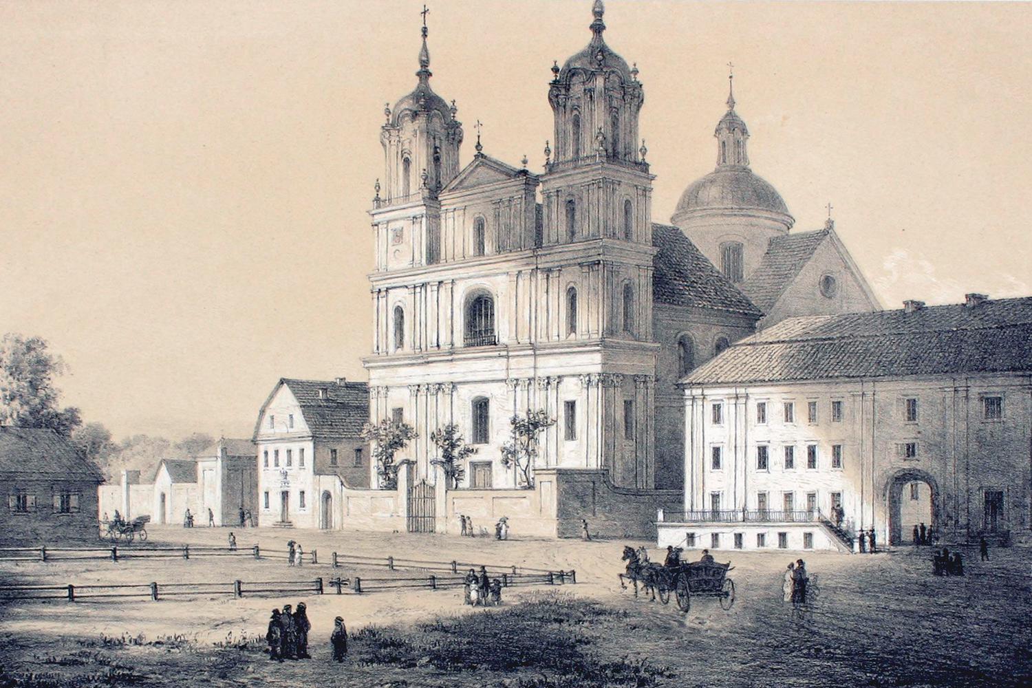 Наполеон Орда Фарный костел в Гродно